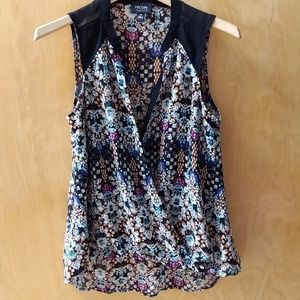 Nicole by Nicole Miller sleeveless top multicolor